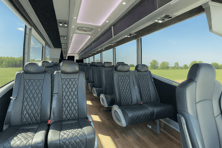 coach bus in Houston