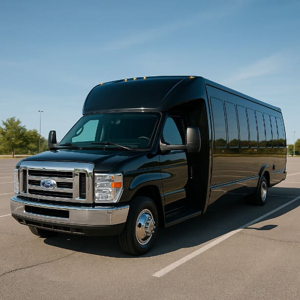 Houston Shuttle Bus Rentals 18 Passenger Shuttle Bus