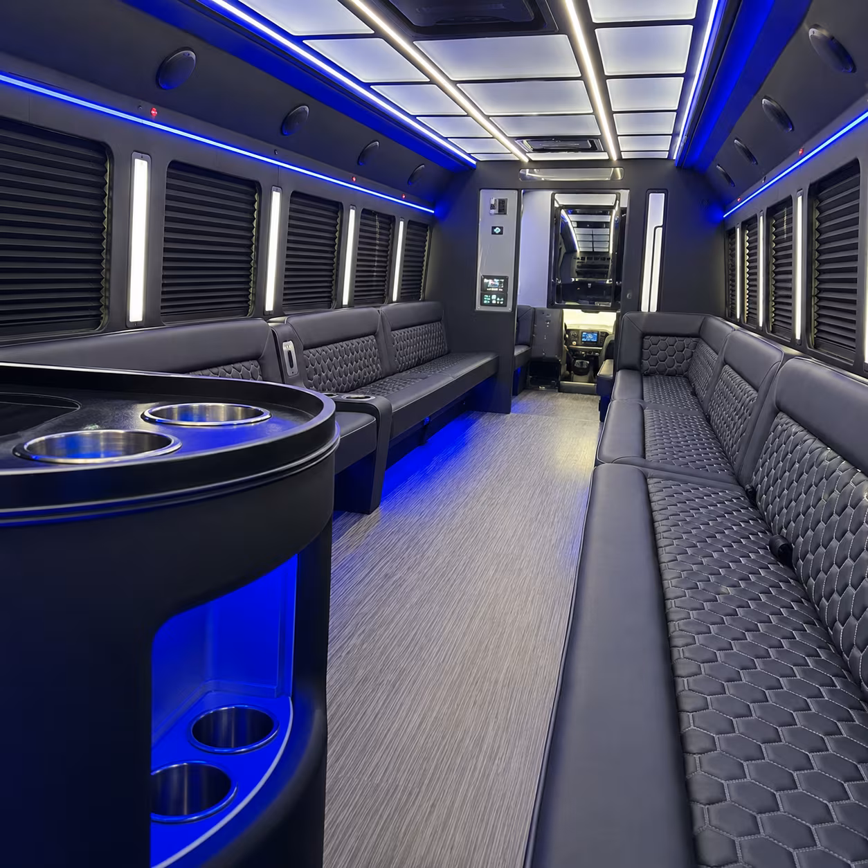 affordable houston prom party bus prices split across your group