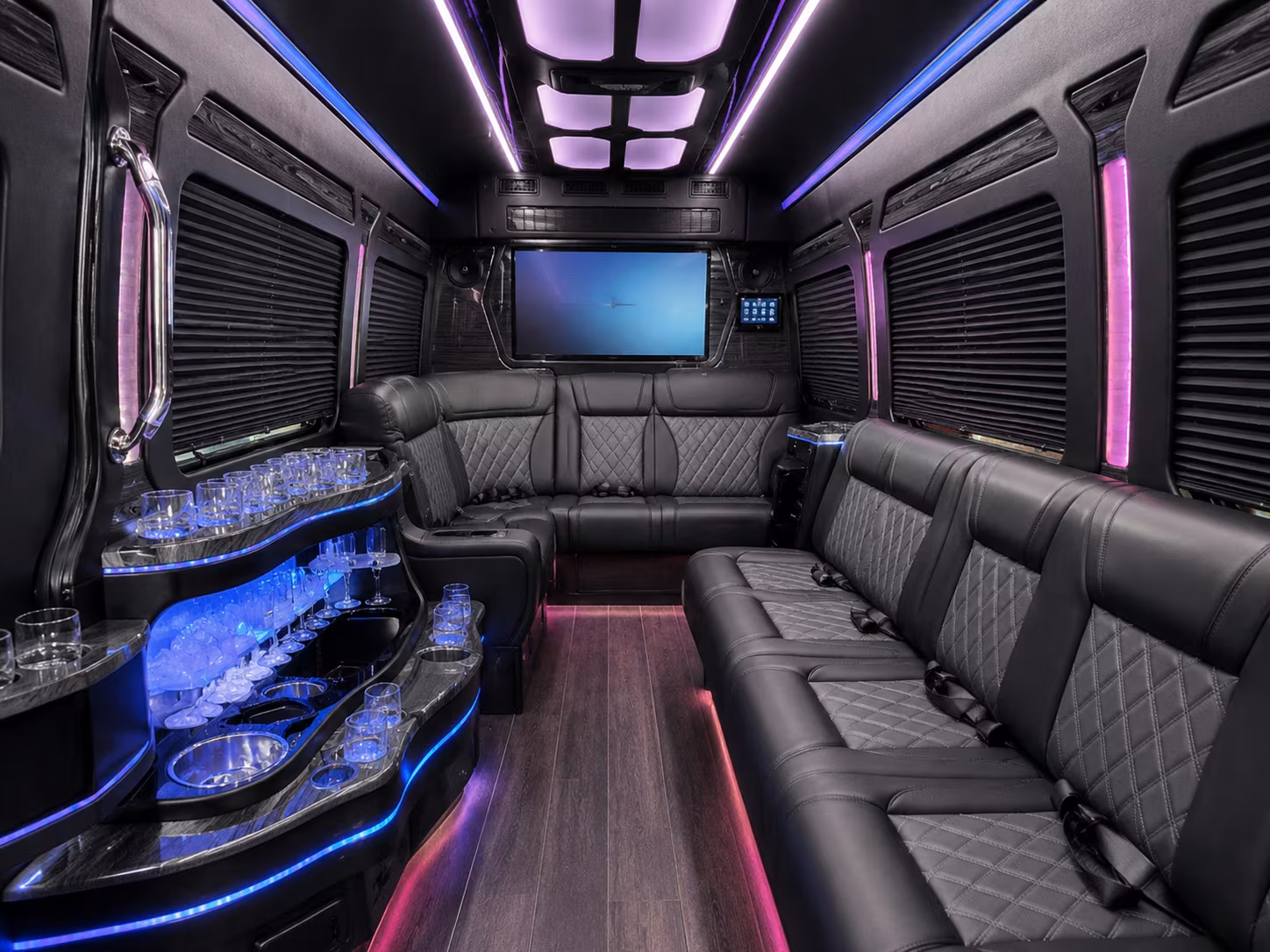 bus rental options for houston trips