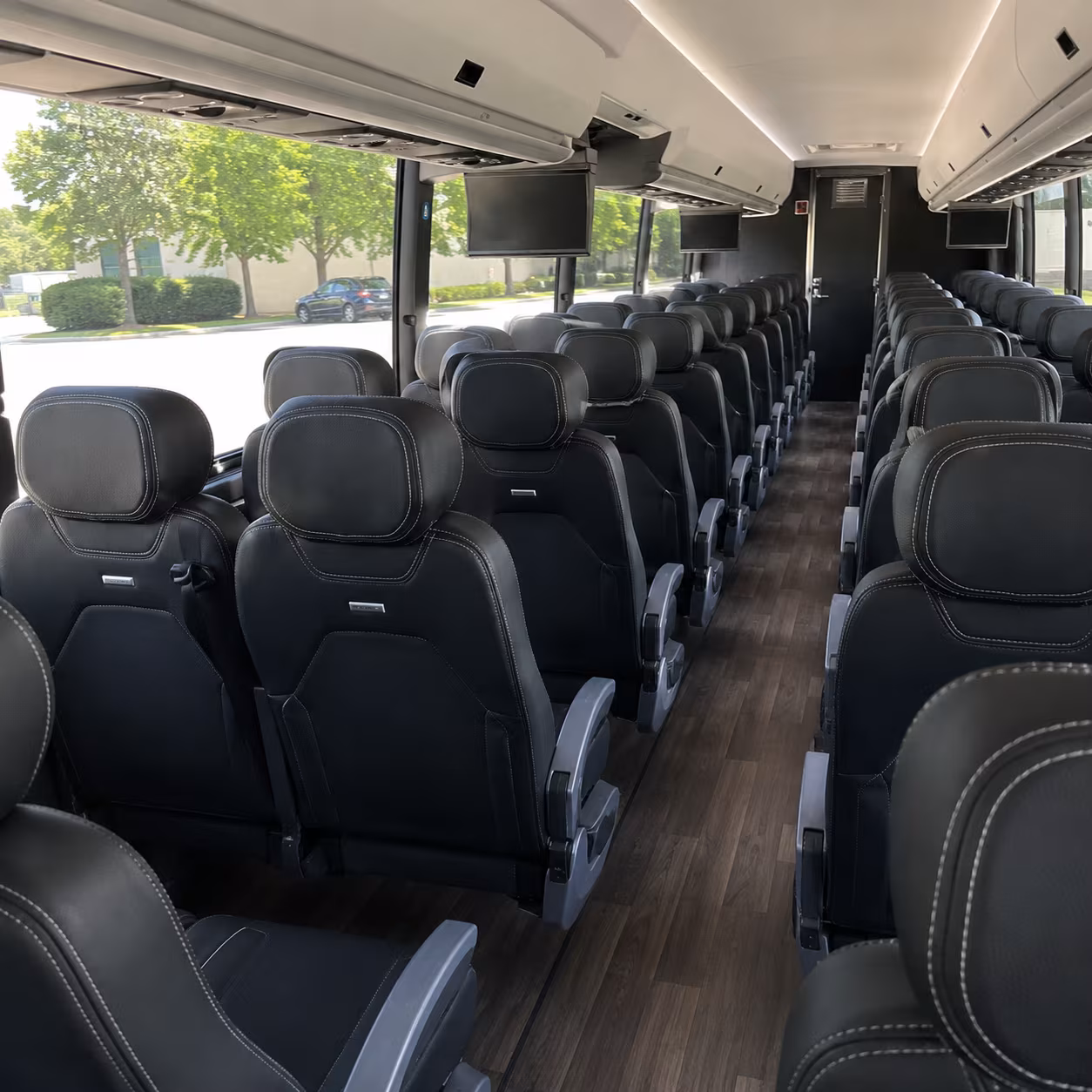 houston bus rental service area